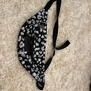 Calvin Klein black floral Fanny pack BRAND NEW